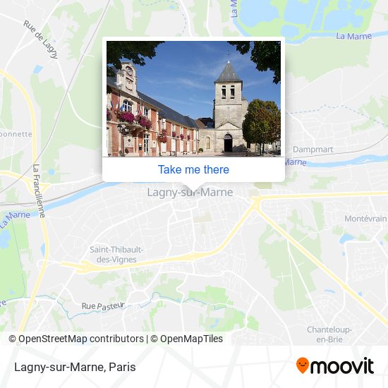 Lagny-sur-Marne map