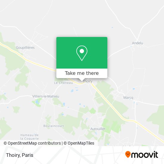 Mapa Thoiry