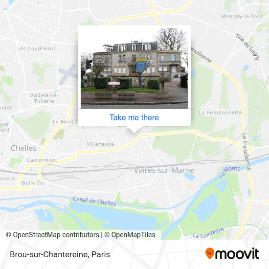 Brou-sur-Chantereine map