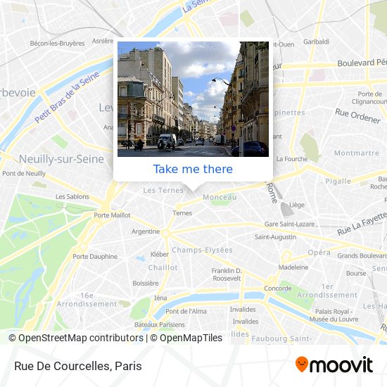Rue De Courcelles map