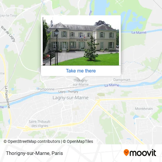 Thorigny-sur-Marne map