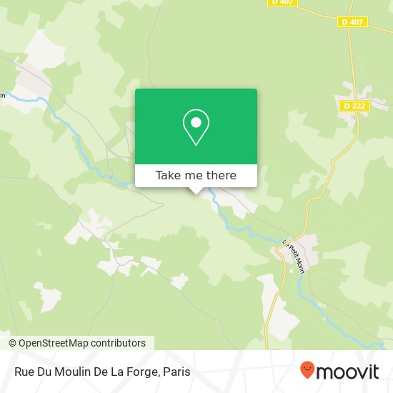 Mapa Rue Du Moulin De La Forge