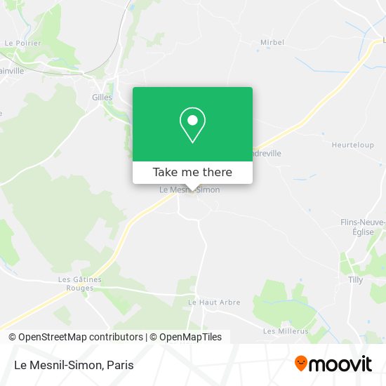 Le Mesnil-Simon map
