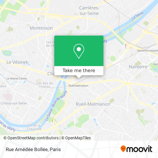 Rue Amédée Bollée map