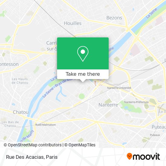 Rue Des Acacias map