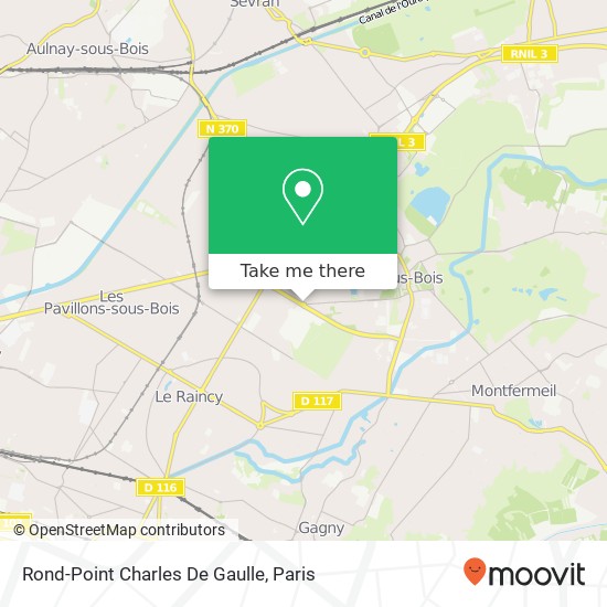 Mapa Rond-Point Charles De Gaulle