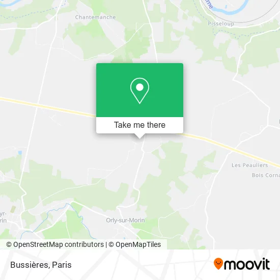 Bussières map