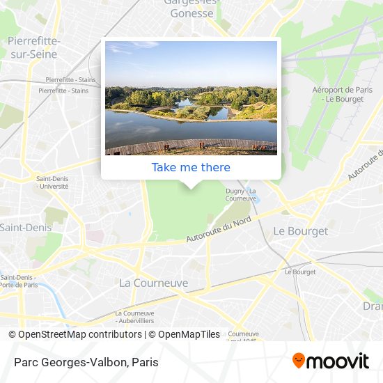 Parc Georges-Valbon map