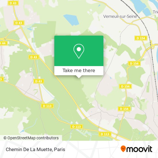 Chemin De La Muette map