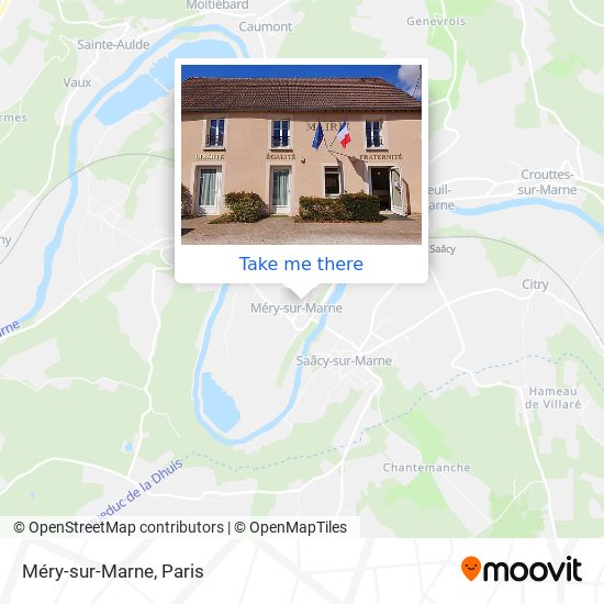 Mapa Méry-sur-Marne