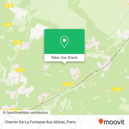 Chemin De La Fontaine Aux Abbés map