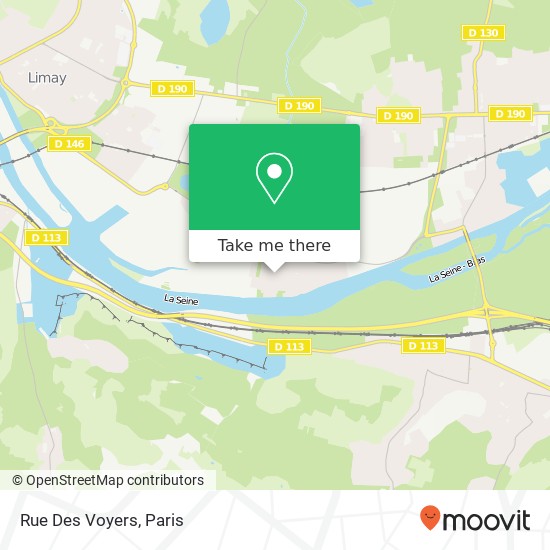 Rue Des Voyers map