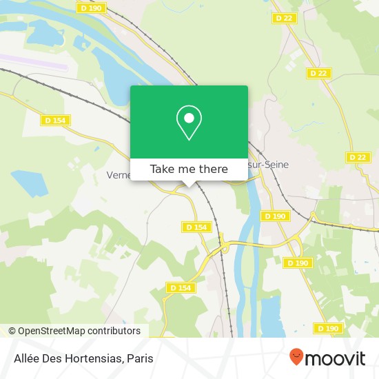 Allée Des Hortensias map