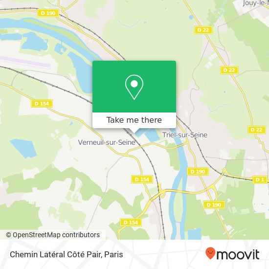 Chemin Latéral Côté Pair map