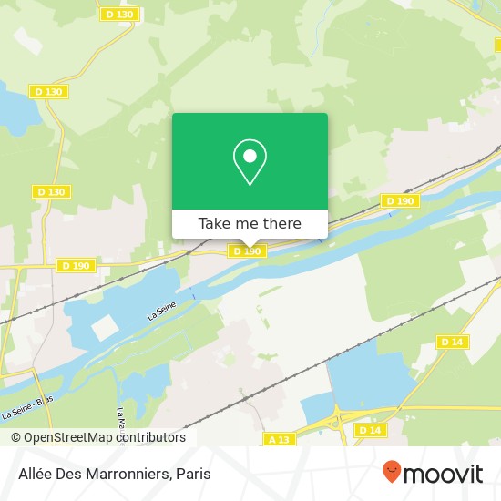 Allée Des Marronniers map