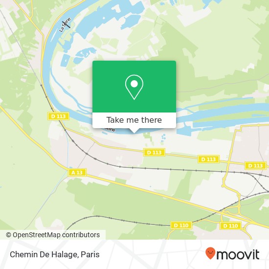 Chemin De Halage map