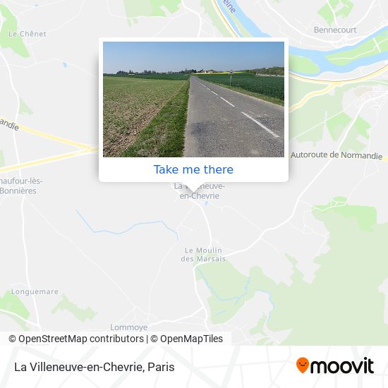 Mapa La Villeneuve-en-Chevrie