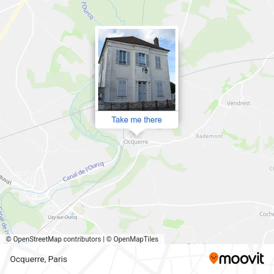 Ocquerre map