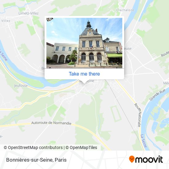 Bonnières-sur-Seine map