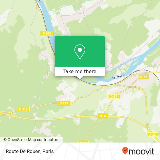 Mapa Route De Rouen