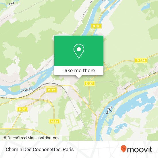 Mapa Chemin Des Cochonettes