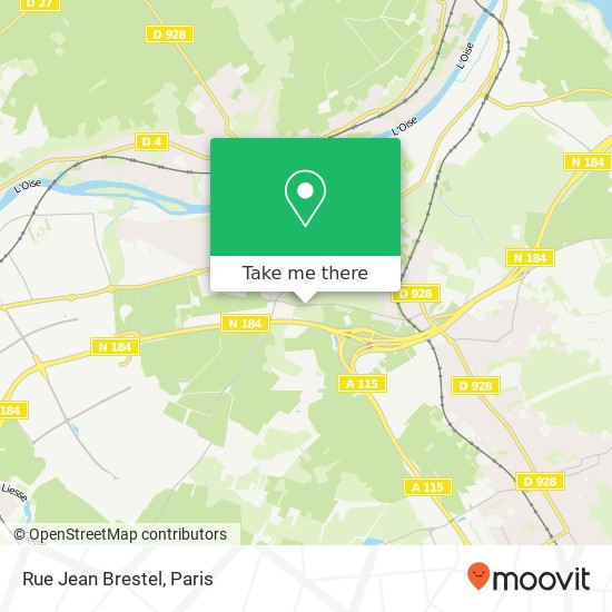 Rue Jean Brestel map