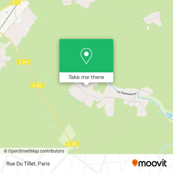 Mapa Rue Du Tillet