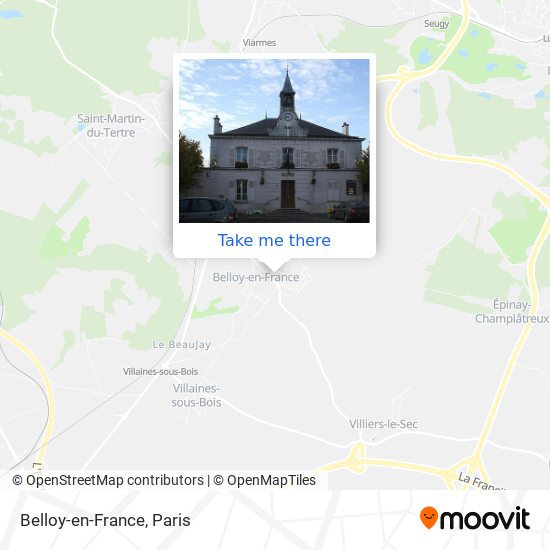 Belloy-en-France map