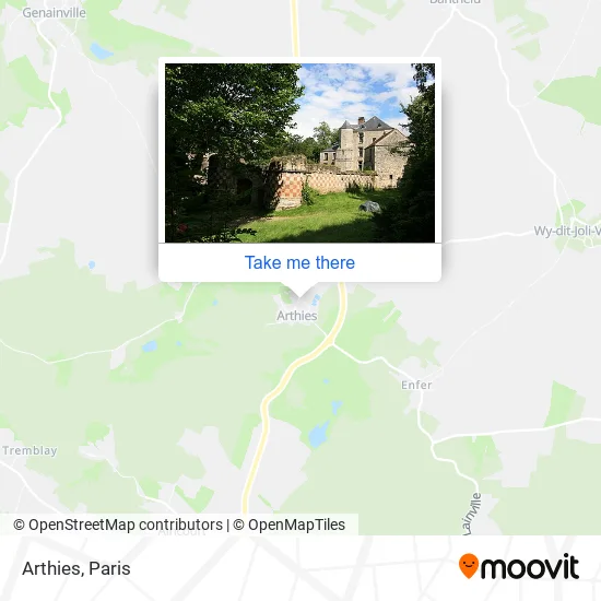 Arthies map