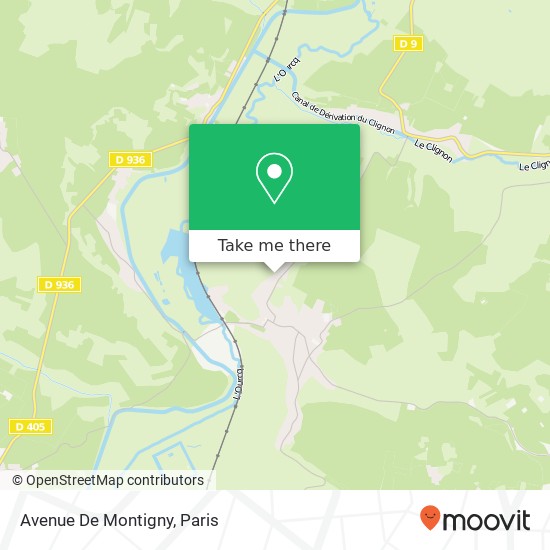 Avenue De Montigny map