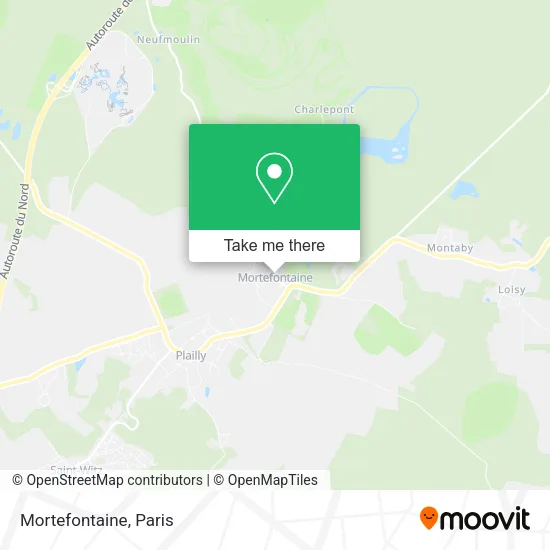 Mortefontaine map