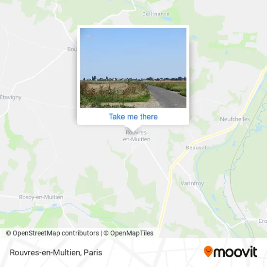 Rouvres-en-Multien map