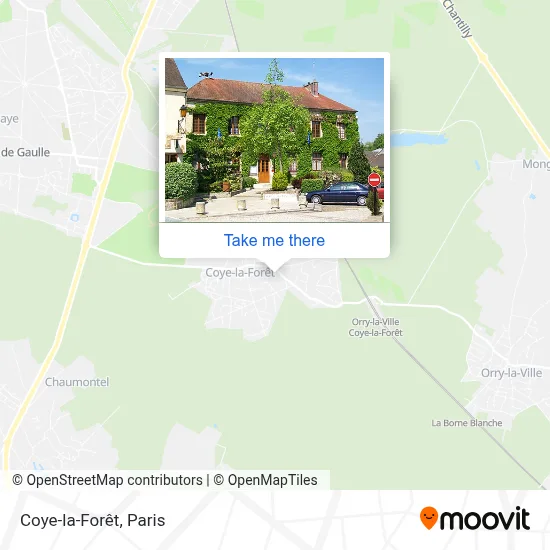 Coye-la-Forêt map