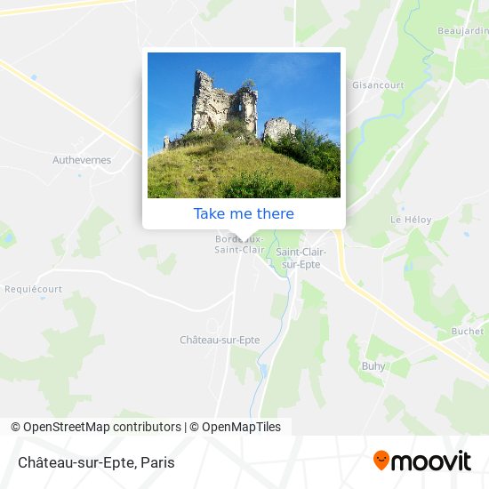 Château-sur-Epte map