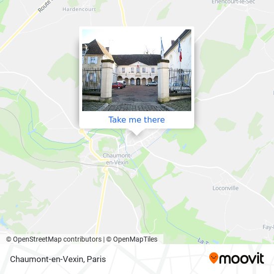 Chaumont-en-Vexin map