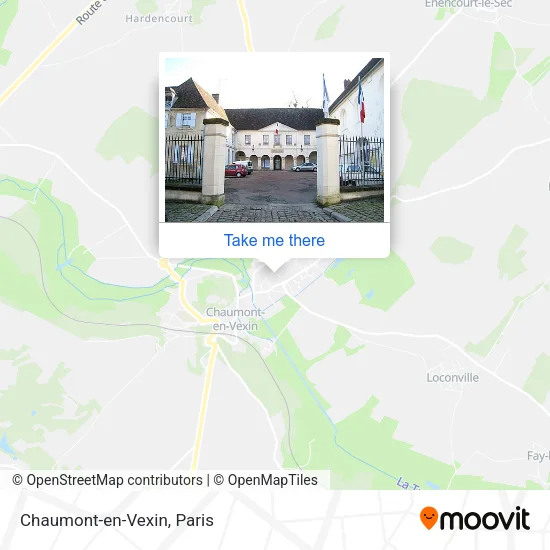 Chaumont-en-Vexin map
