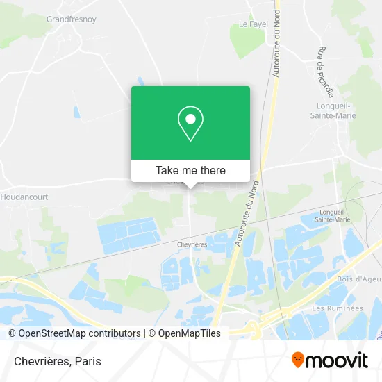 Mapa Chevrières