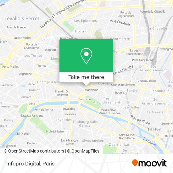 Infopro Digital map