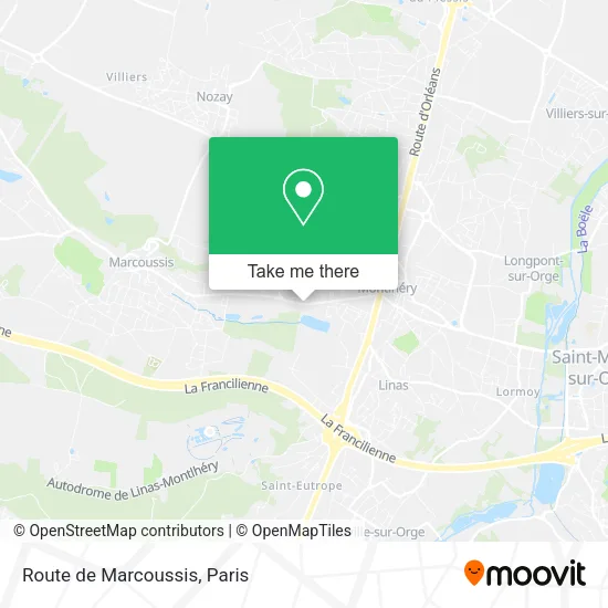 Route de Marcoussis map