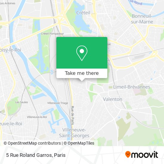 5 Rue Roland Garros map