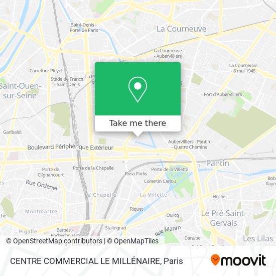 CENTRE COMMERCIAL LE MILLÉNAIRE map