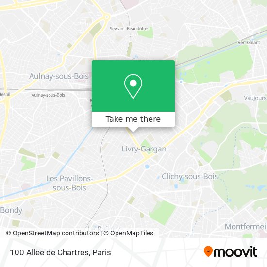 100 Allée de Chartres map