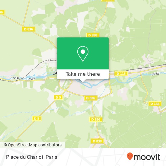Mapa Place du Chariot