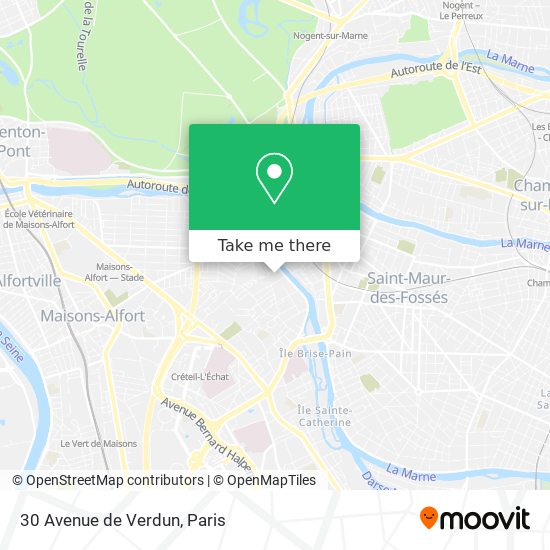 30 Avenue de Verdun map