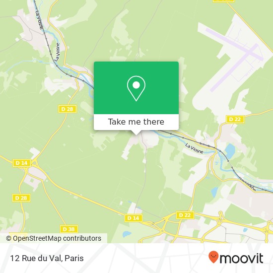 12 Rue du Val map