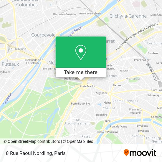 8 Rue Raoul Nordling map