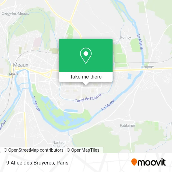 9 Allée des Bruyères map