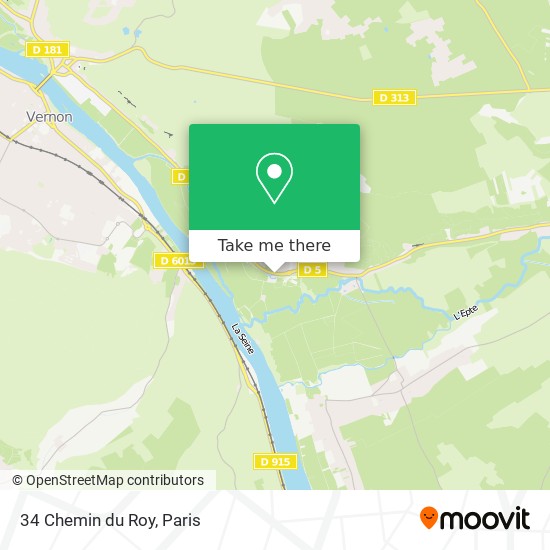 34 Chemin du Roy map