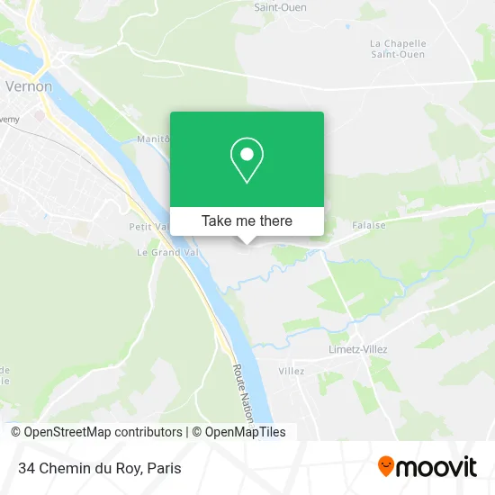 34 Chemin du Roy map
