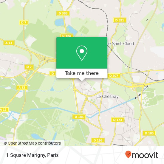1 Square Marigny map